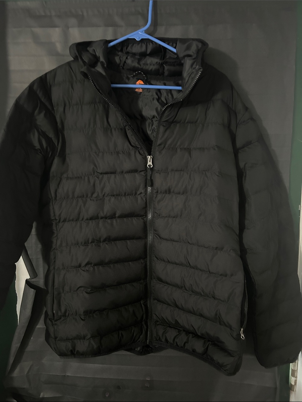 Ozark Trail Black Quilted Hooded Puffer Jacket